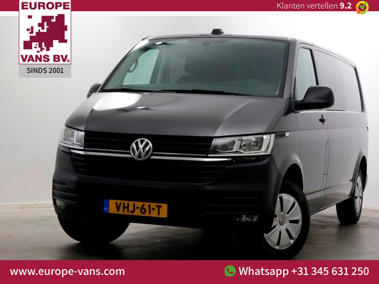 Volkswagen Transporter - T6.1 2.0 TDI 110pk Lang D.C. Comfortline Airco/Carplay/Achterklep 11-2020 - AutoWereld.nl