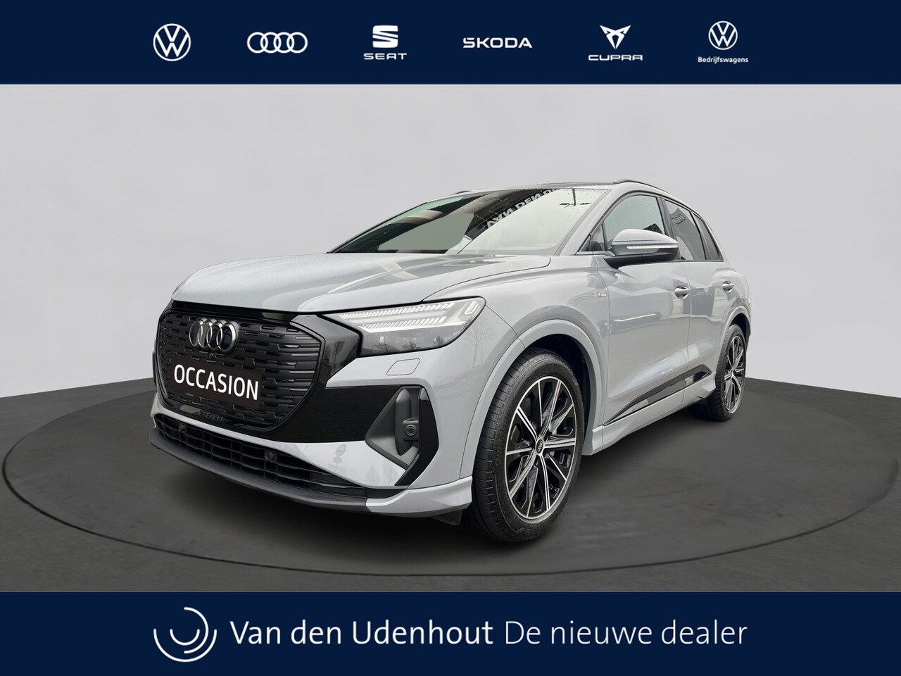 Audi Q4 e-tron - 45 286 pk S Edition 82 kWh / Matrix LED / 21" / Ambiente Lichtpakket - AutoWereld.nl