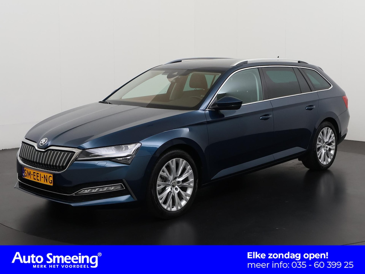 Skoda Superb Combi - 1.4 TSI iV Style | Leder/alcantara | Mem stoel | Camera | Matrix LED | Zondag Open! - AutoWereld.nl