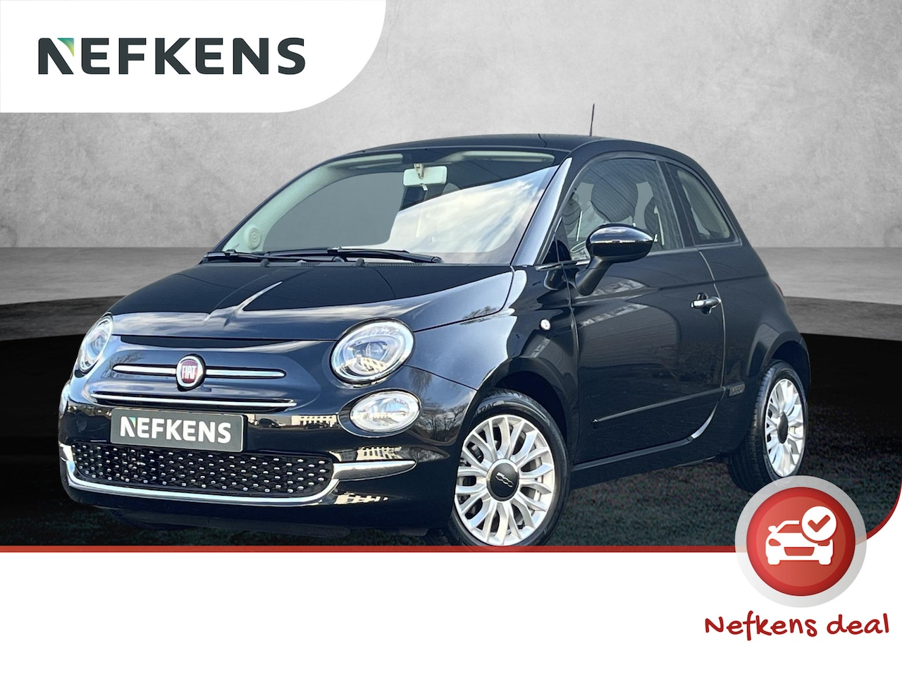 Fiat 500 - 80pk TwinAir Turbo Lounge | Glazendak | Navigatie | Parkeersensoren | Climate Control | Bl - AutoWereld.nl