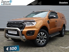 Ford Ranger - 2.0 EcoBlue Wildtrak Supercab | Dealer onderhouden | Cruise control adaptief | Hardtop | U