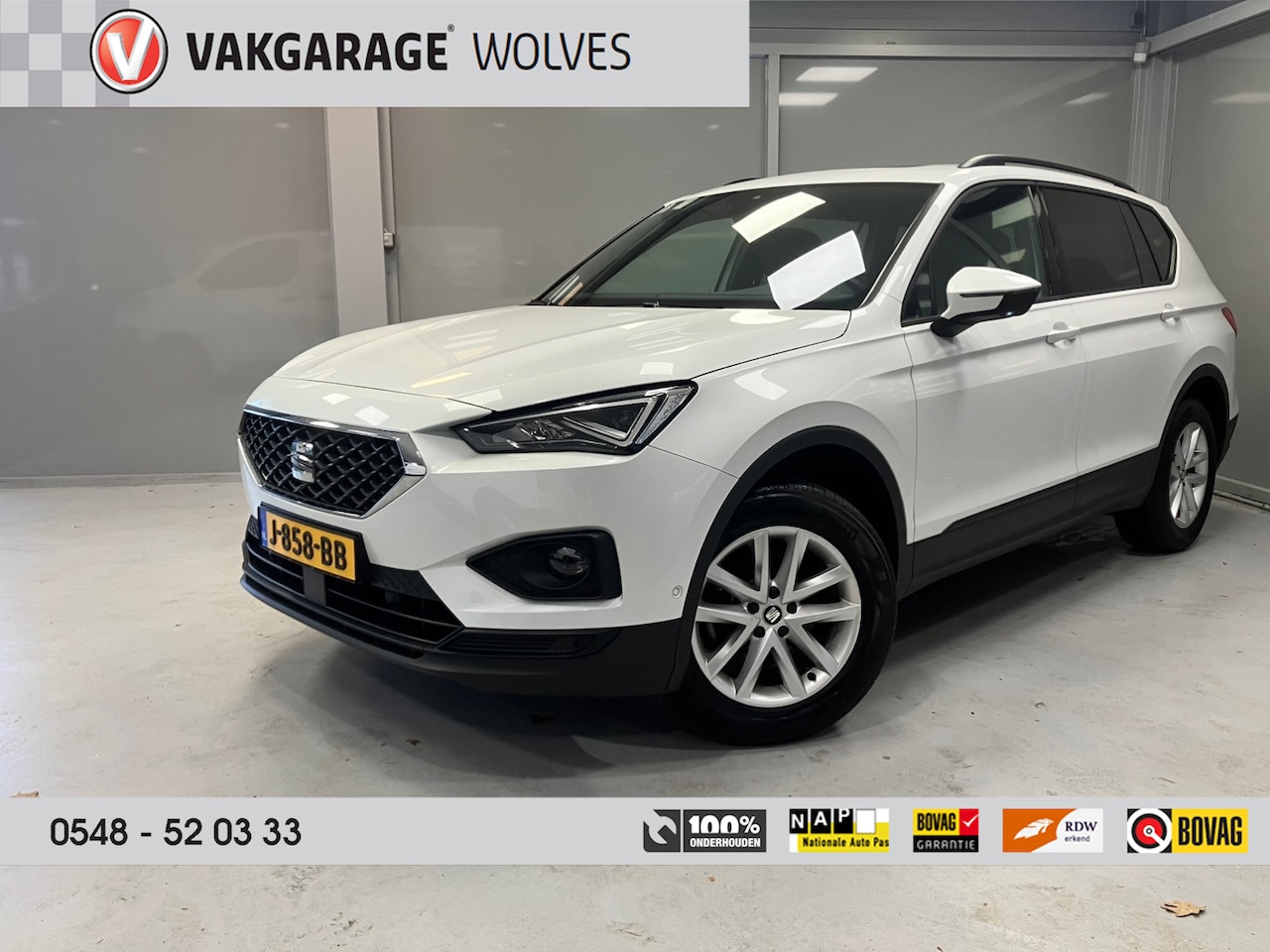 Seat Tarraco - 1.5 TSI Style | LED | Schuif- / kanteldak | Trekhaak | App connected | - AutoWereld.nl