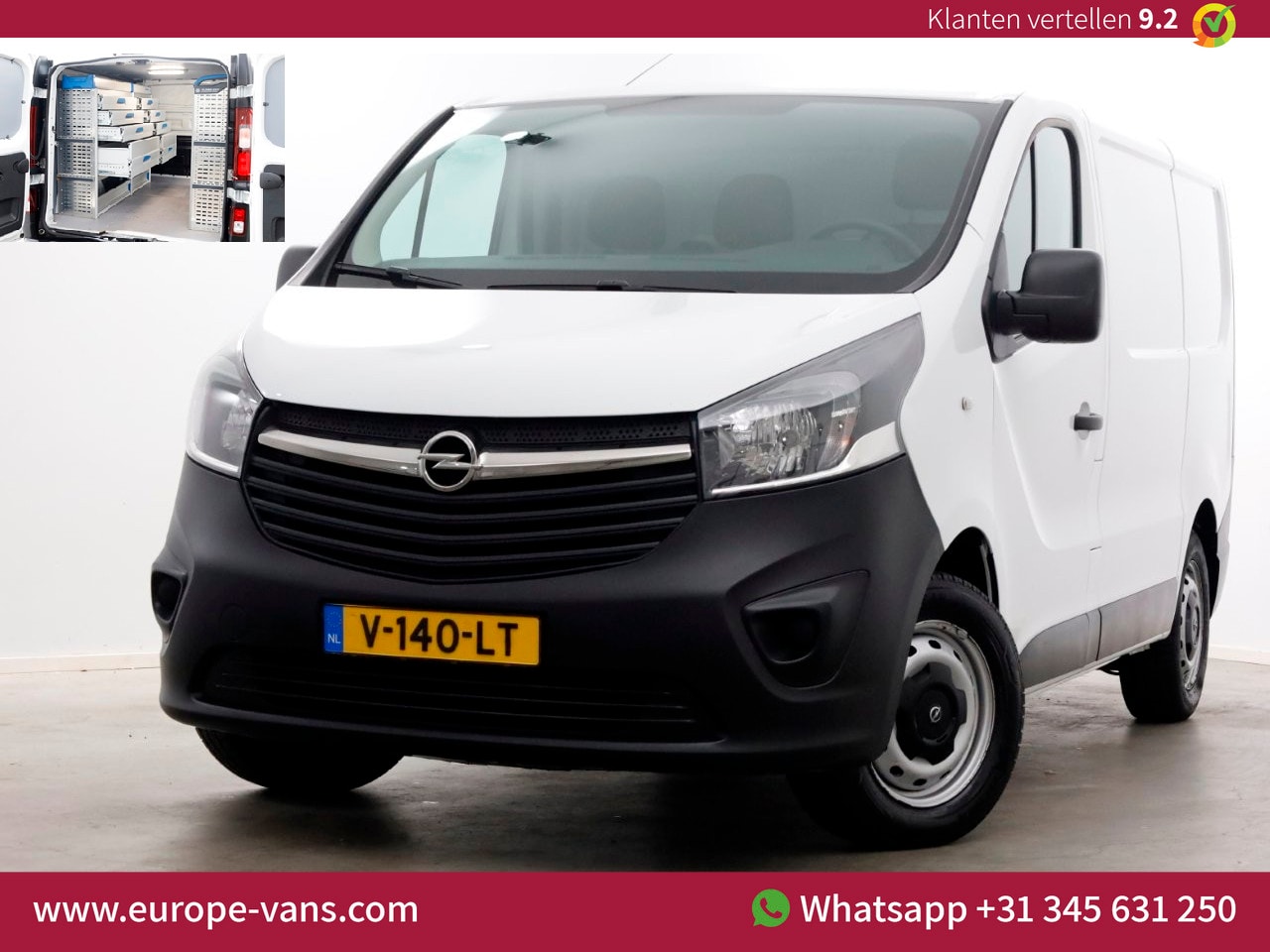 Opel Vivaro - 1.6 CDTI Euro6 L1H1 Edition Airco/Sortimo Inrichting 02-2018 - AutoWereld.nl