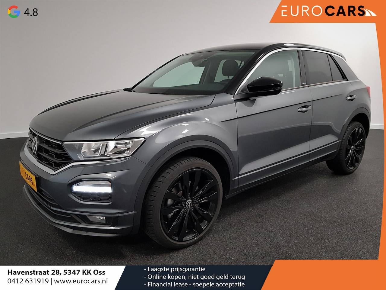 Volkswagen T-Roc - 1.5 TSI DSG United | R-Line | Navigatie | Climate Control | Parkeersensoren V+A | Black Pa - AutoWereld.nl