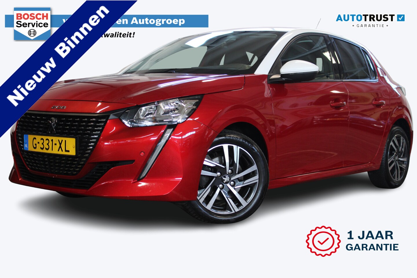 Peugeot 208 - 1.2 PureTech Allure | Incl. 12 maanden garantie | Nieuwe distributieriem | Cruise ontrol | - AutoWereld.nl