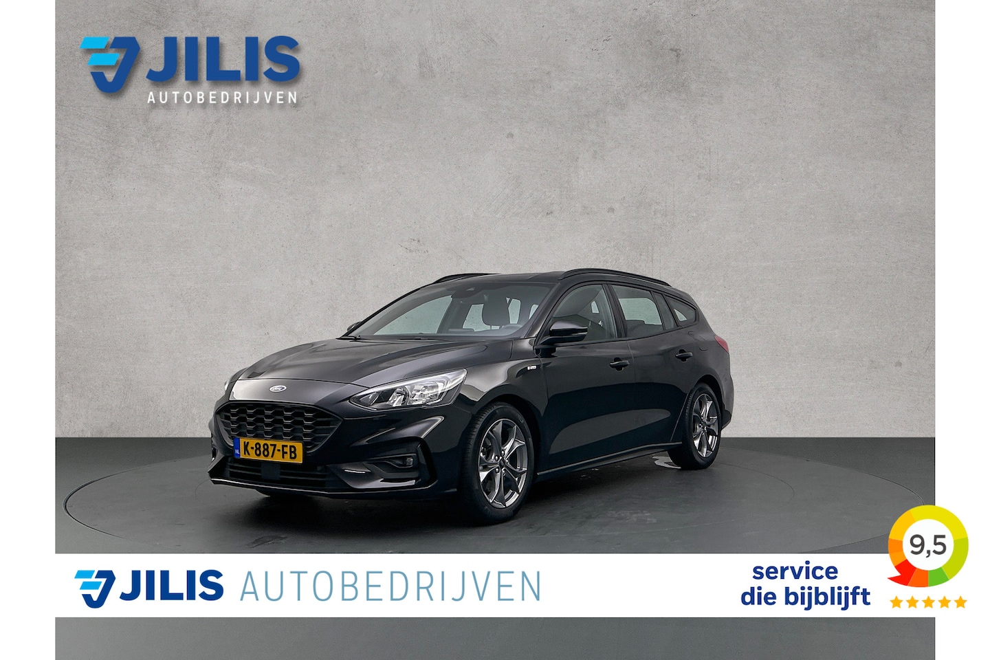 Ford Focus Wagon - 1.0 EcoBoost Hybrid ST Line Business | LED koplampen | Camera | Parkeersensoren | Adaptiev - AutoWereld.nl