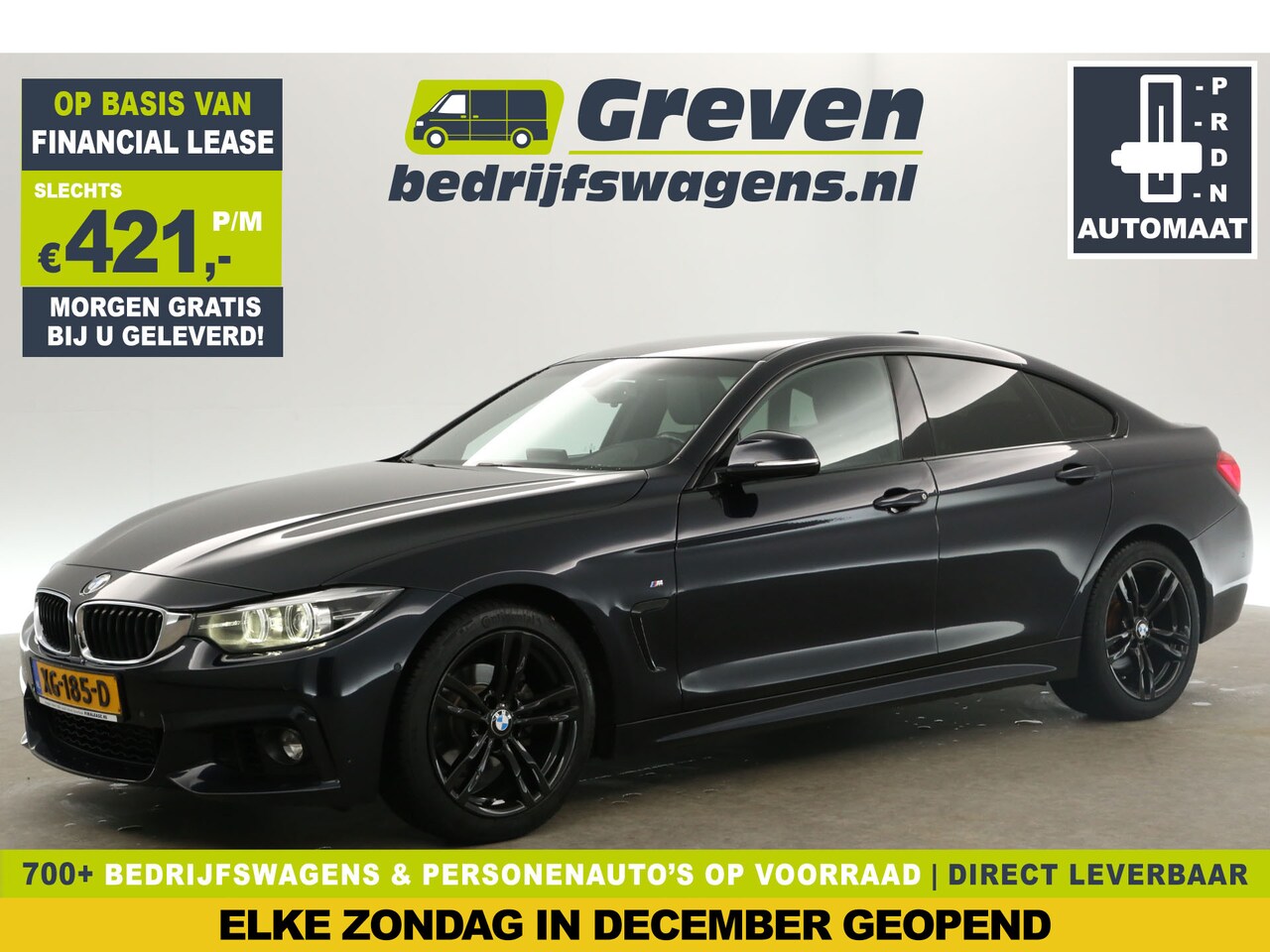 BMW 4-serie Gran Coupé - 418i M-Sport Automaat Camera Clima LED Leder Stoelverwarming Navi Cruise PDC 18''LMV - AutoWereld.nl