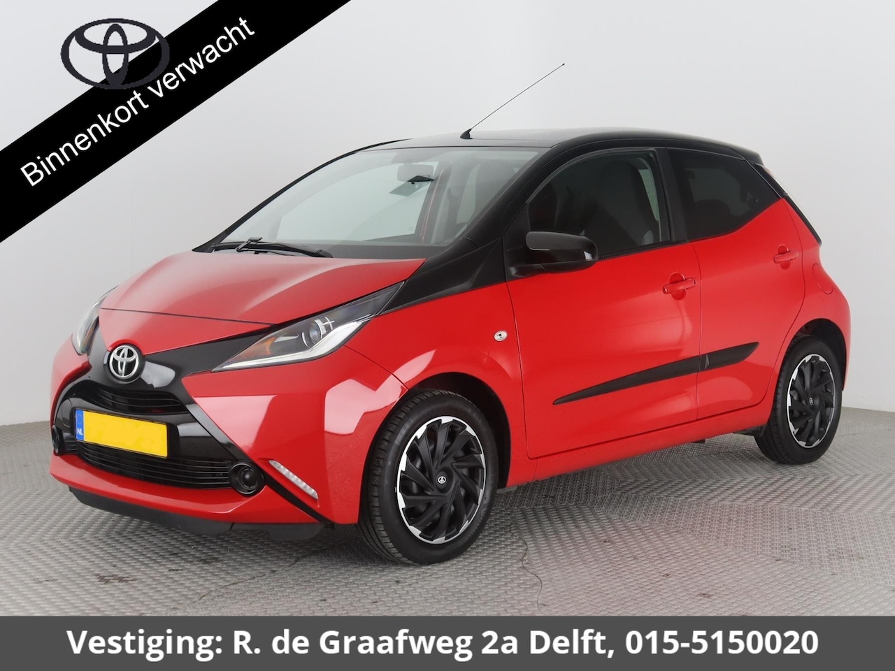 Toyota Aygo - 1.0 VVT-i X-Fun Bi-Tone | Airco | Radio/USB-speler | Privacy Glass | - AutoWereld.nl