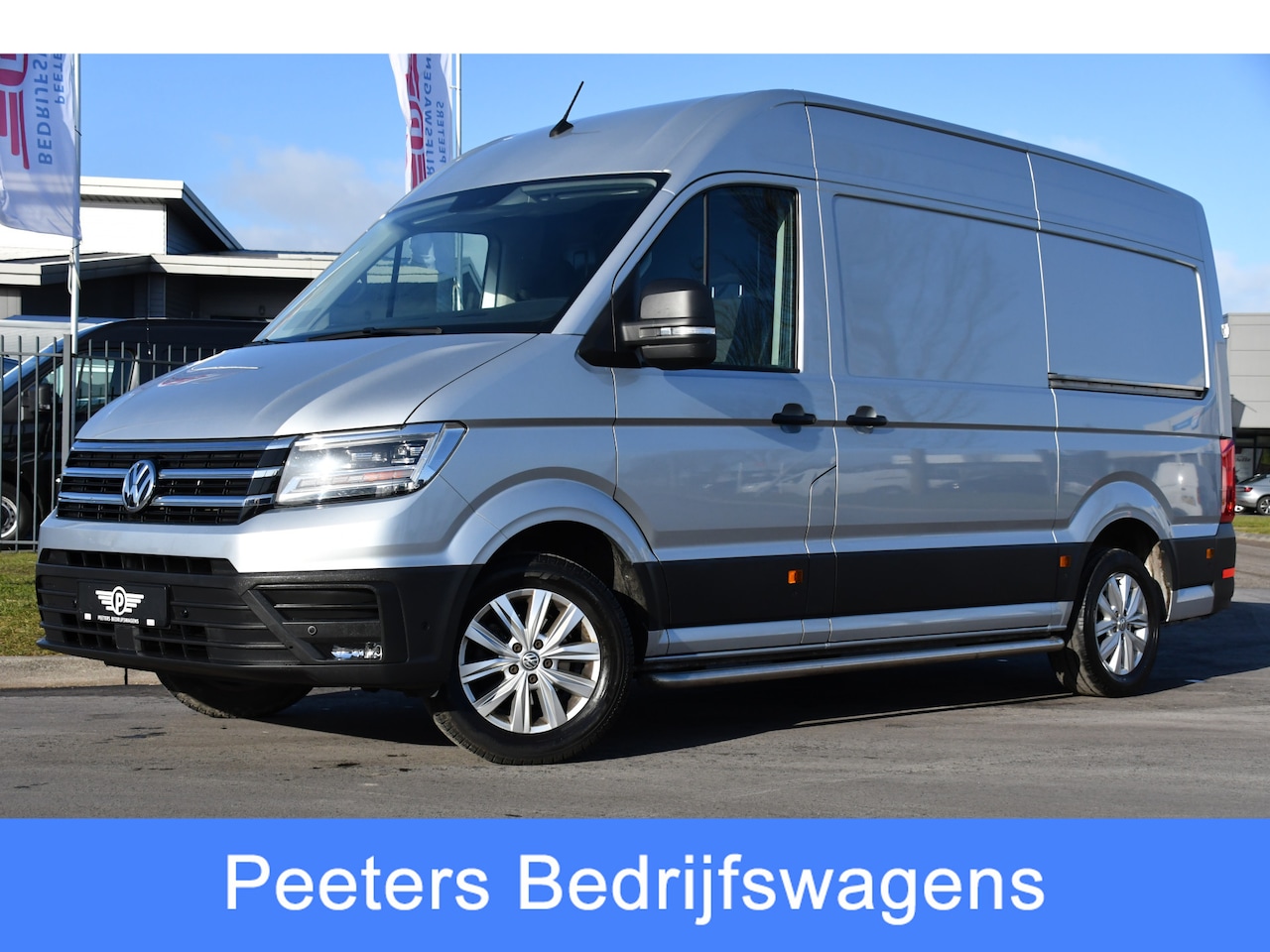 Volkswagen Crafter - 2.0 TDI L3H3 Highline PB Edition Adaptieve Cruise, Carplay, 2 x Schuifdeur, Camera, LED, M - AutoWereld.nl