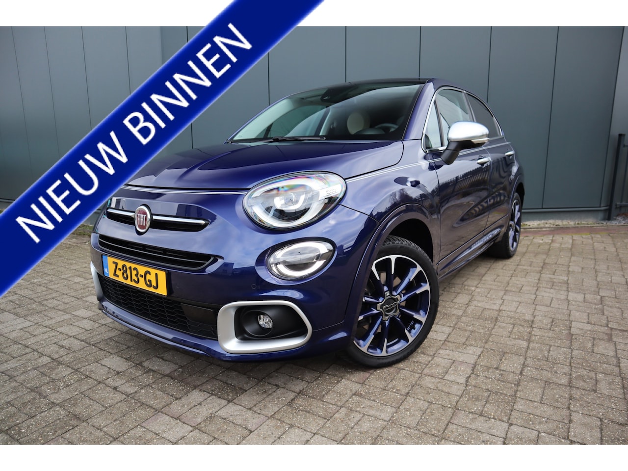 Fiat 500 X - 1.3 FireFly YACHT CLUB Turbo 150 PK Sport Automaat Open Dak Leder  Navigatie Led Camera St - AutoWereld.nl