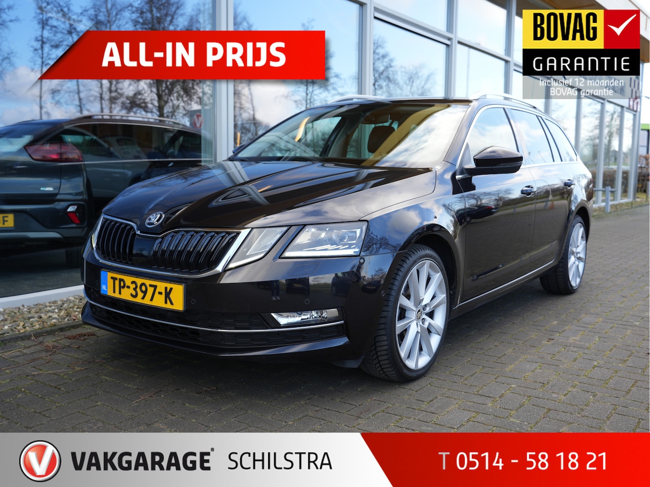 Skoda Octavia Combi - 1.0 TSI Greentech Style Business | Navigatie | Leder | Canton - AutoWereld.nl