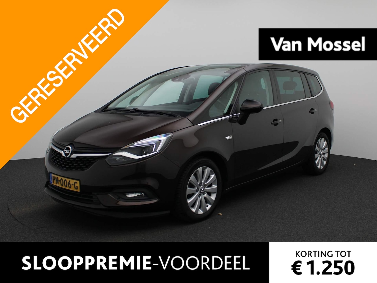 Opel Zafira - 1.4 Turbo Business Executive 7-Persoons | Achteruitrijcamera | Parkeersensoren | Panorama - AutoWereld.nl