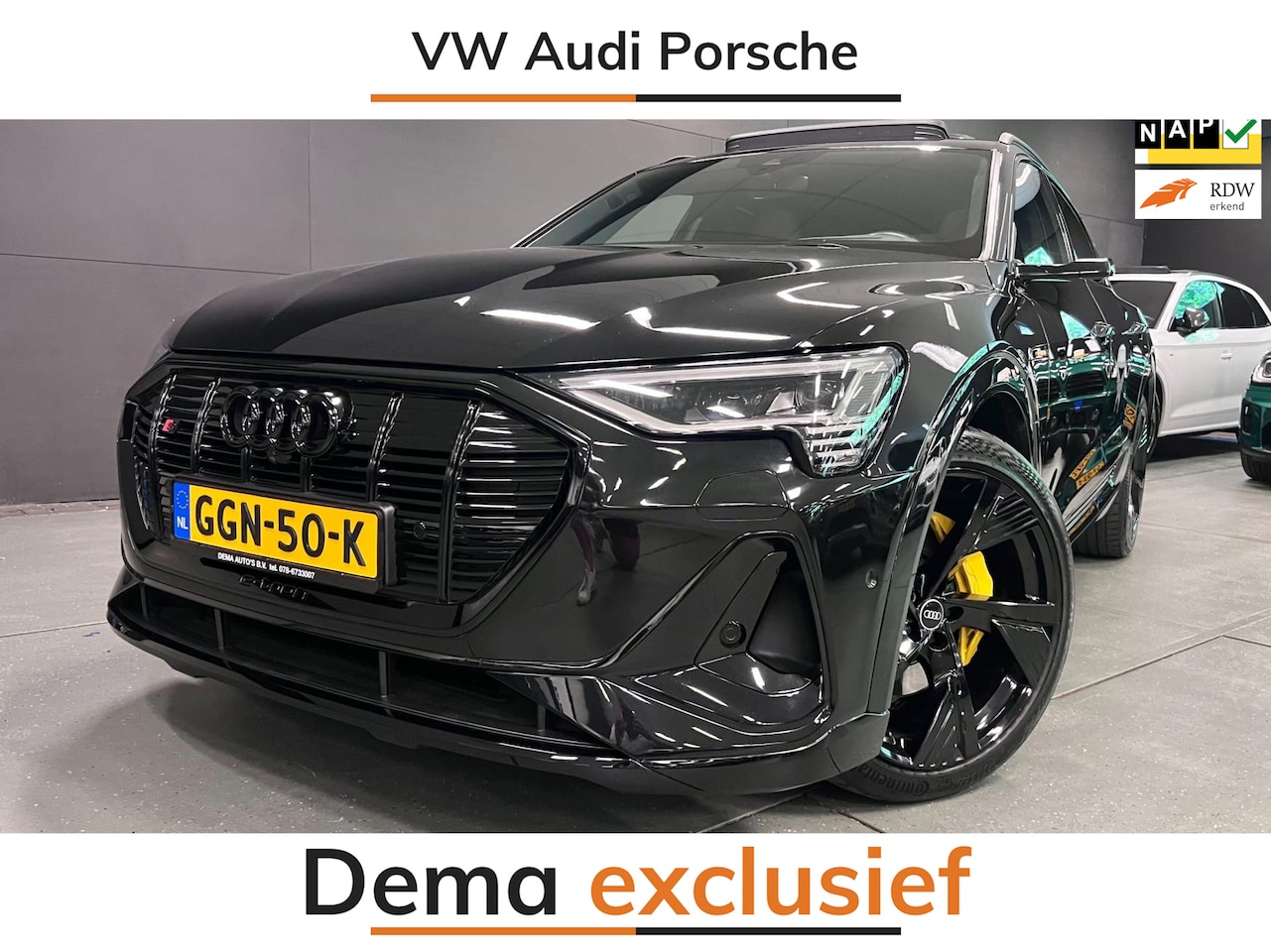 Audi e-tron Sportback - 55 quattro S-LINE EDITION BLACK-LINE RS-LEDER 130DEURO NW PRIJS - AutoWereld.nl