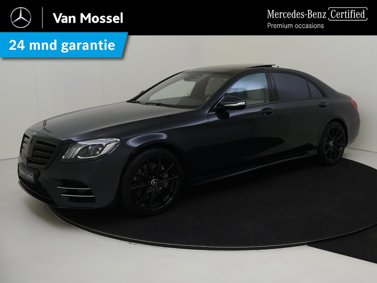 Mercedes-Benz S-klasse - 560 e Lang Premium Plus /AMG /Panoramadak / Night pakket/ Rijassistentiepakket plus - AutoWereld.nl