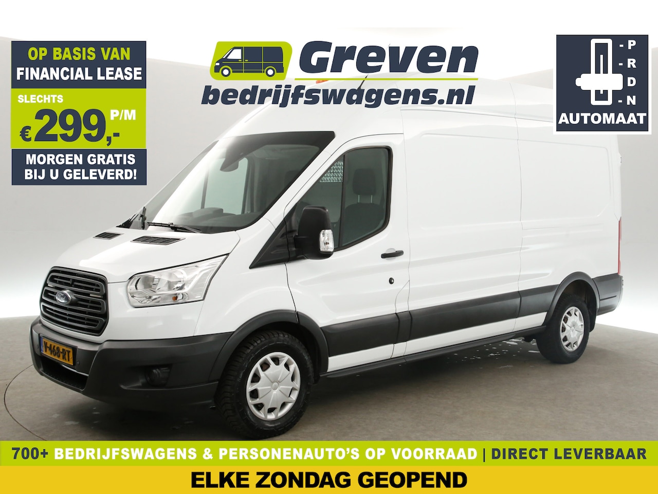 Ford Transit - 2.0 TDCI L3H3 Automaat Airco Cruise Camera LED Trekhaak PDC Stoelverwarming - AutoWereld.nl