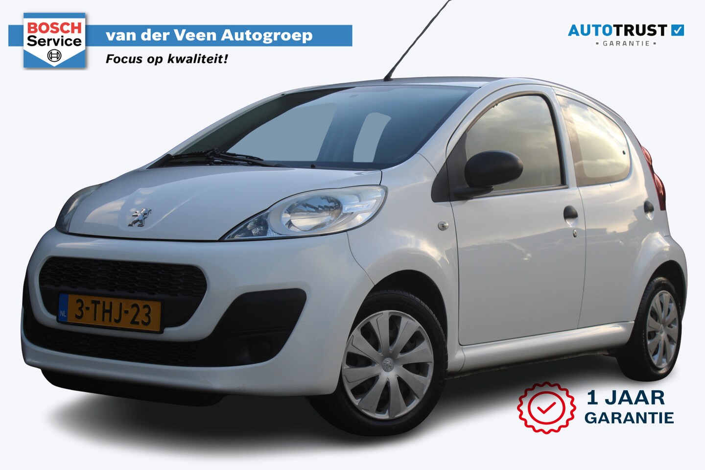 Peugeot 107 - 1.0 Access Accent | incl. 12 maanden garantie | 5 deurs | Airco | Radio CD | Stuurbekracht - AutoWereld.nl