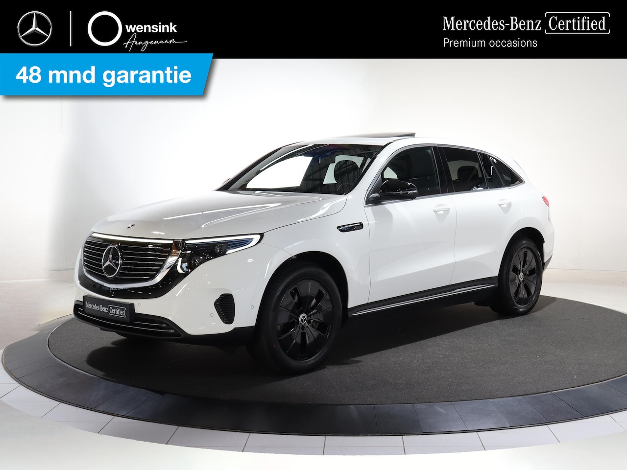 Mercedes-Benz EQC - 400 4MATIC Premium 80 kWh | AMG | Panoramadak | Sfeerverlichting | Keyless | Achteruitrijc - AutoWereld.nl