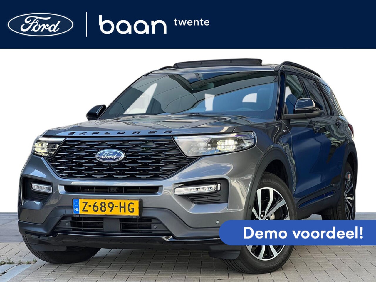 Ford Explorer - 3.0 V6 EcoBoost PHEV ST-Line 7prs. | Trekhaak | PANO | Stoel ventilatie | B&O | Apple Carp - AutoWereld.nl