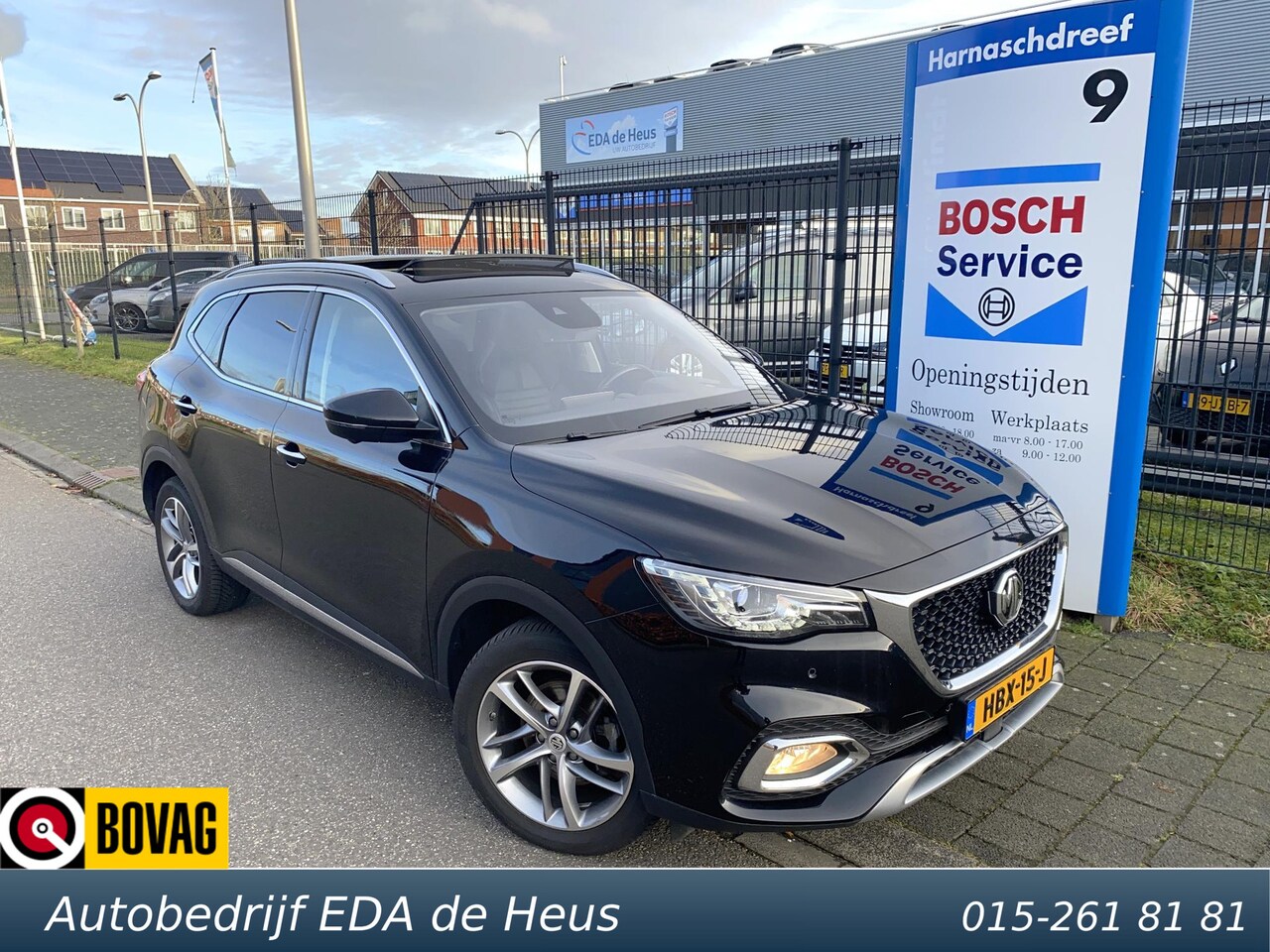 MG EHS - 1.5 TGDI 258pk PHEV automaat Luxury met o.a. panodak, elektr. kofferklep, navi, LED, leer, - AutoWereld.nl