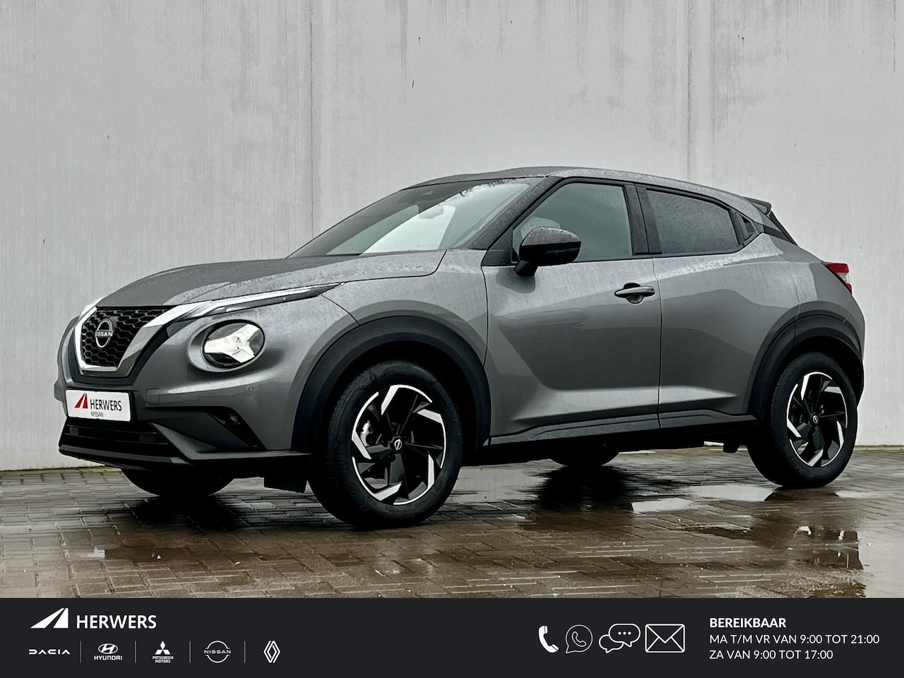 Nissan Juke - 1.0 DIG-T N-Connecta Automaat Trekgewicht 1.250 kg / Stuur-, stoel- en voorruitverwarming - AutoWereld.nl