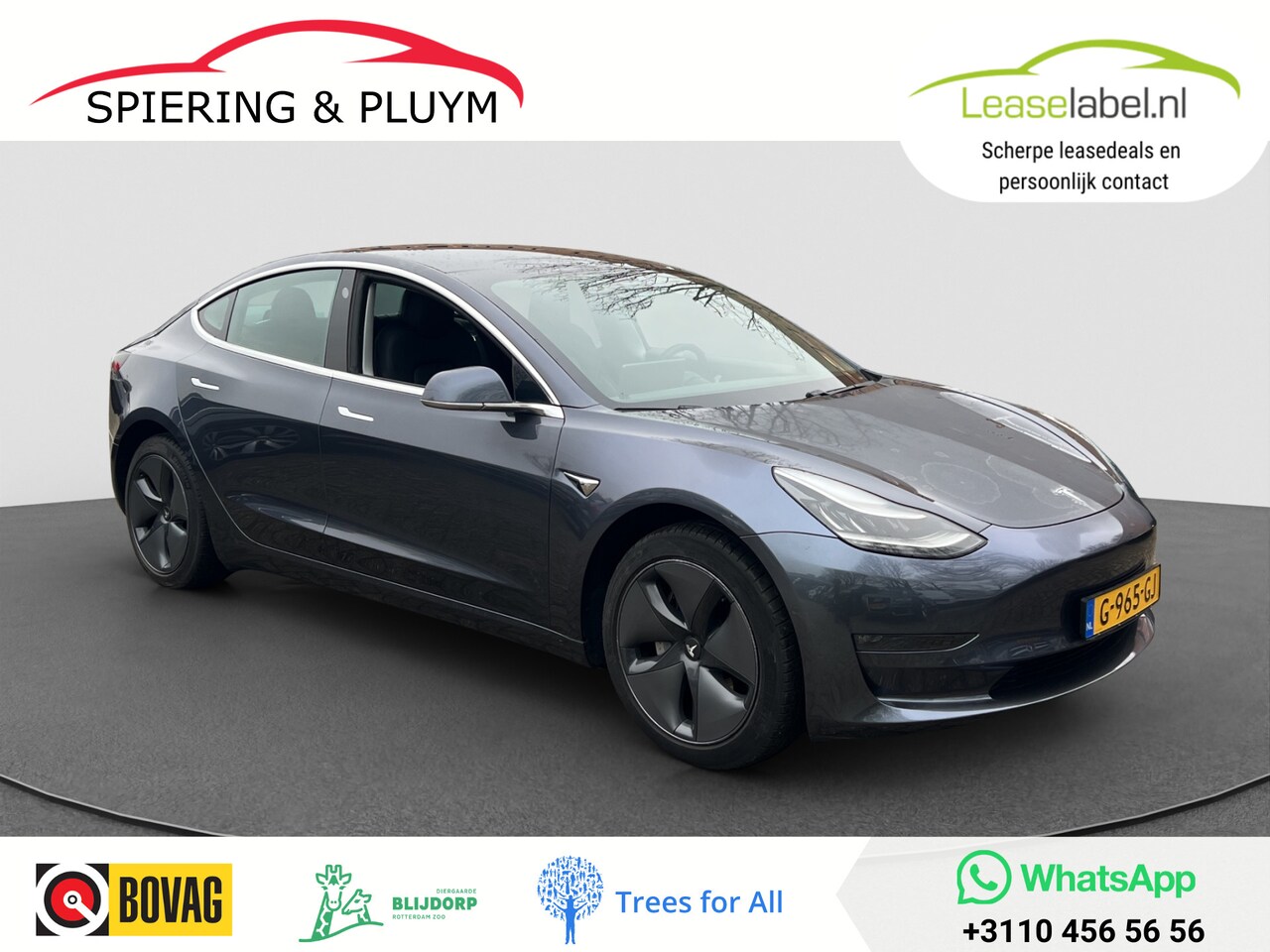 Tesla Model 3 - Long Range RWD Long Range AWD 75 kWh | Refurbished | FSD Comp | Pano - AutoWereld.nl