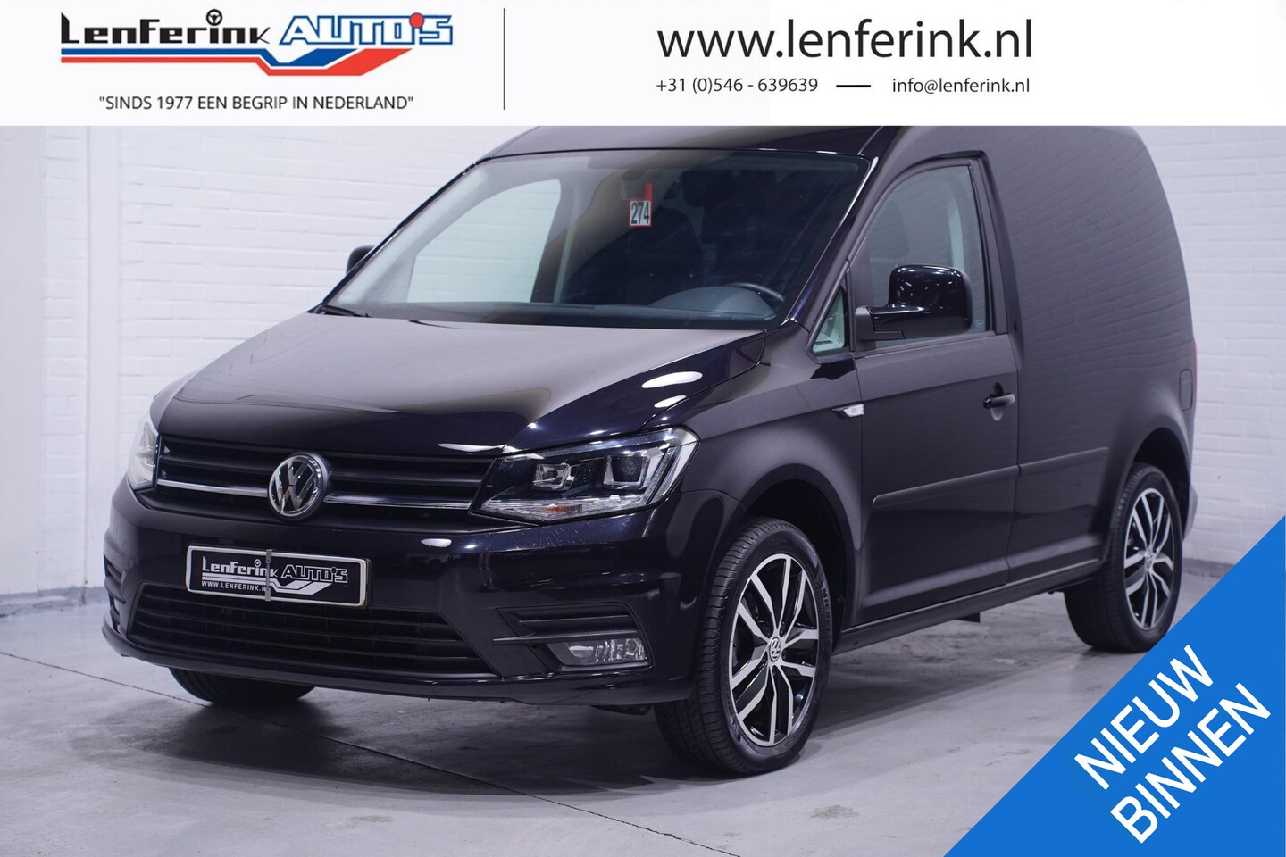 Volkswagen Caddy - 2.0 TDI 102 pk DSG Aut. C-Edition Navi, Xenon Adapt. Cruise, 17" LMV, NAP, 1e Eigenaar, 2- - AutoWereld.nl