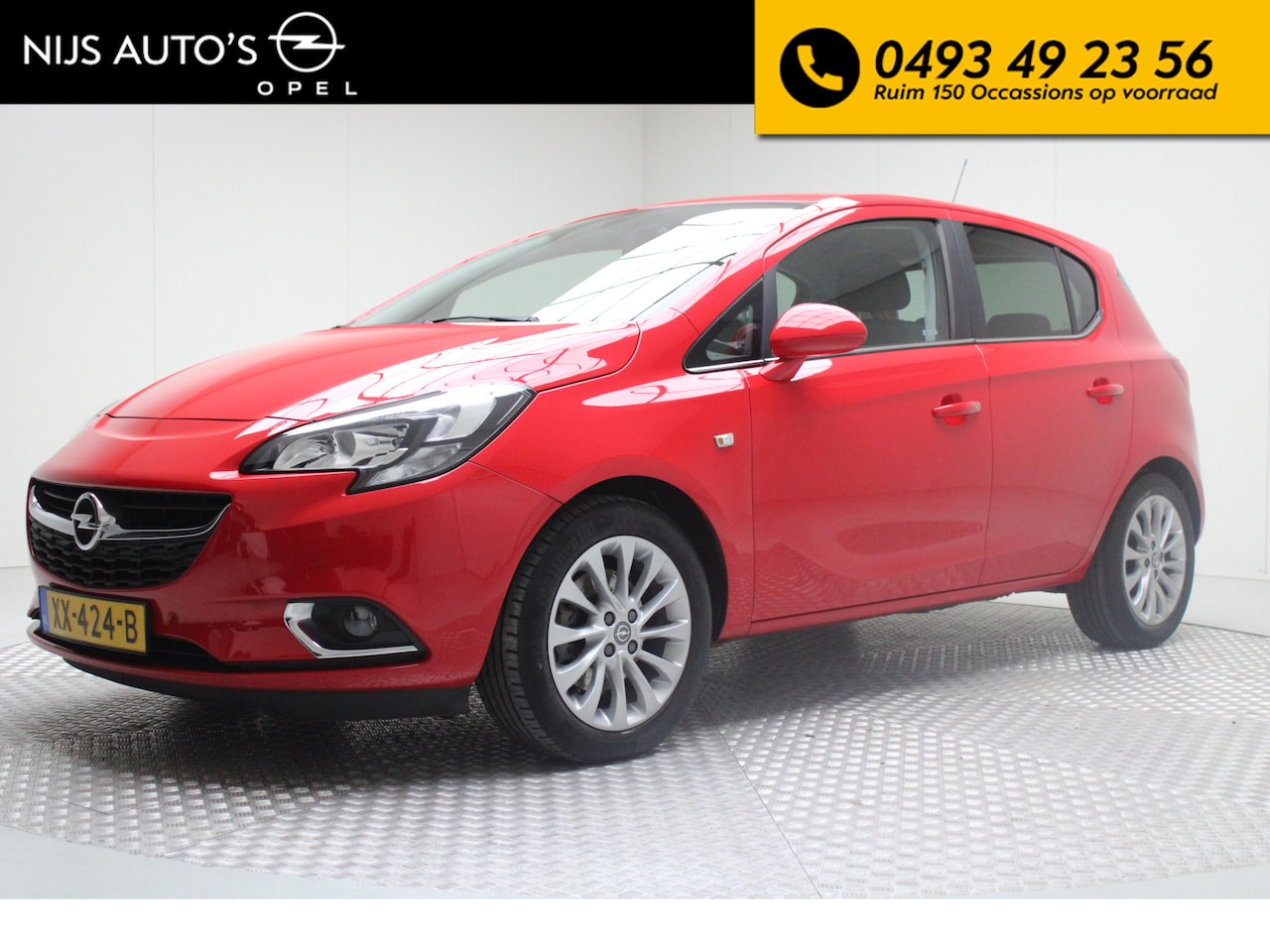 Opel Corsa - 1.0 Turbo cosmo | dealer onderhouden | climate control | navigatie fullmap | pdc v/a + cam - AutoWereld.nl