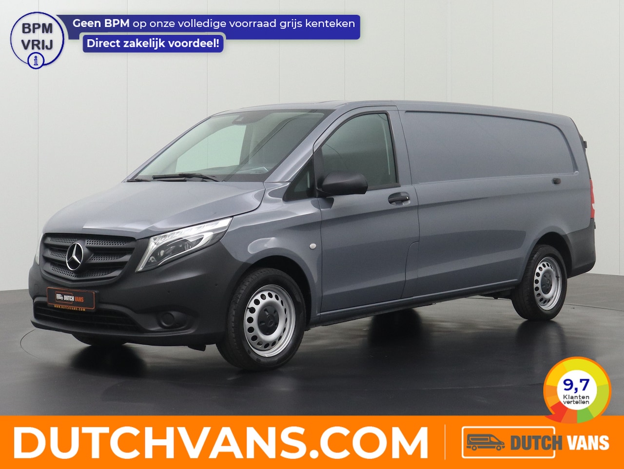 Mercedes-Benz Vito - 119CDI 9G-Tronic Automaat XXL Achterdeuren | Led | Navigatie | Trekhaak | Betimmering - AutoWereld.nl