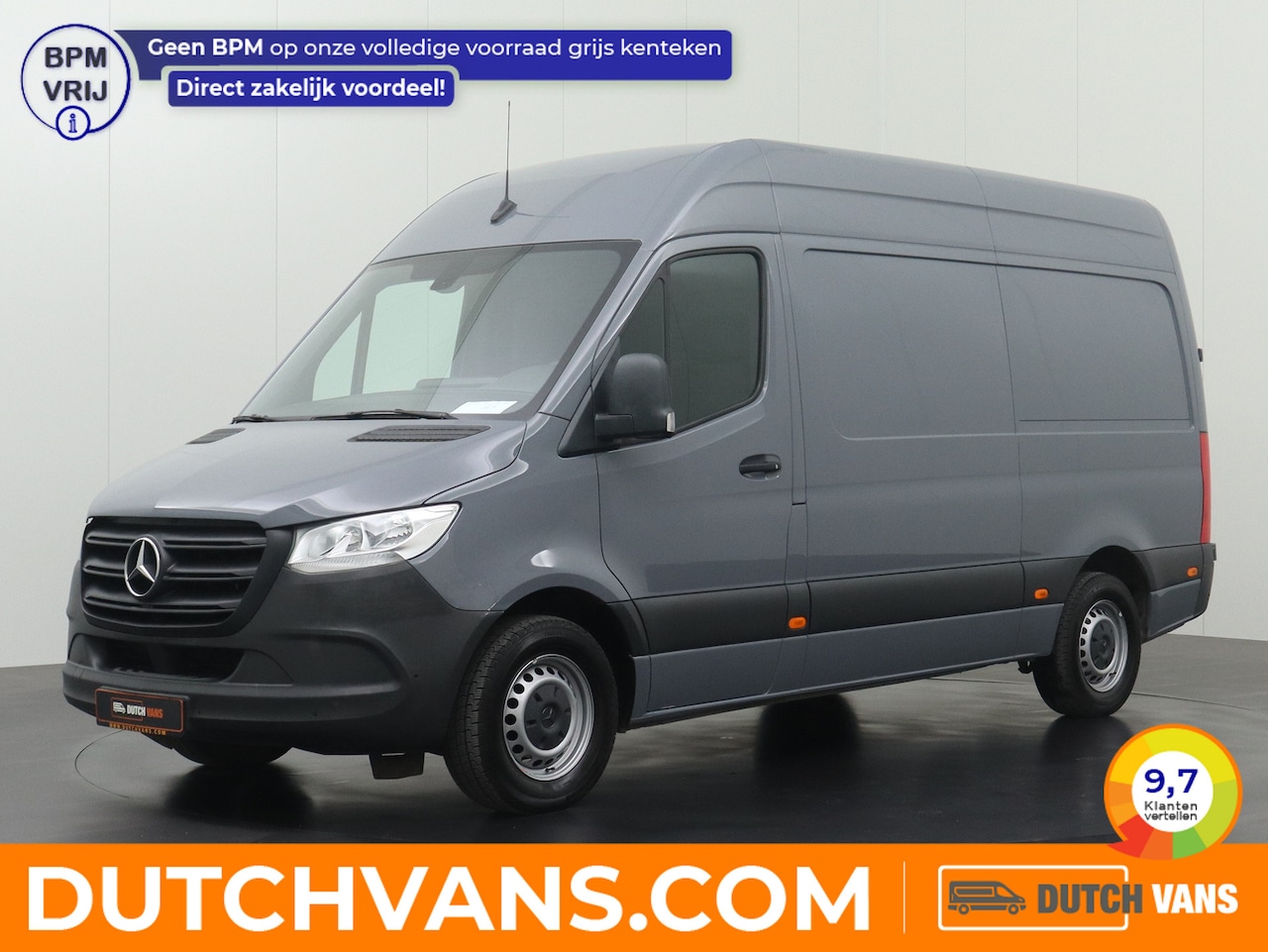 Mercedes-Benz Sprinter - 316CDI 7G-Tronic Automaat L2H2 | Navigatie | Camera | Trekhaak | 3-Persoons | Betimmering - AutoWereld.nl