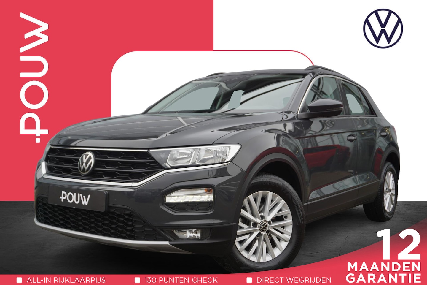 Volkswagen T-Roc - 1.0 TSI 110pk Style | Adaptive Cruise | DAB | Parkeersensoren - AutoWereld.nl