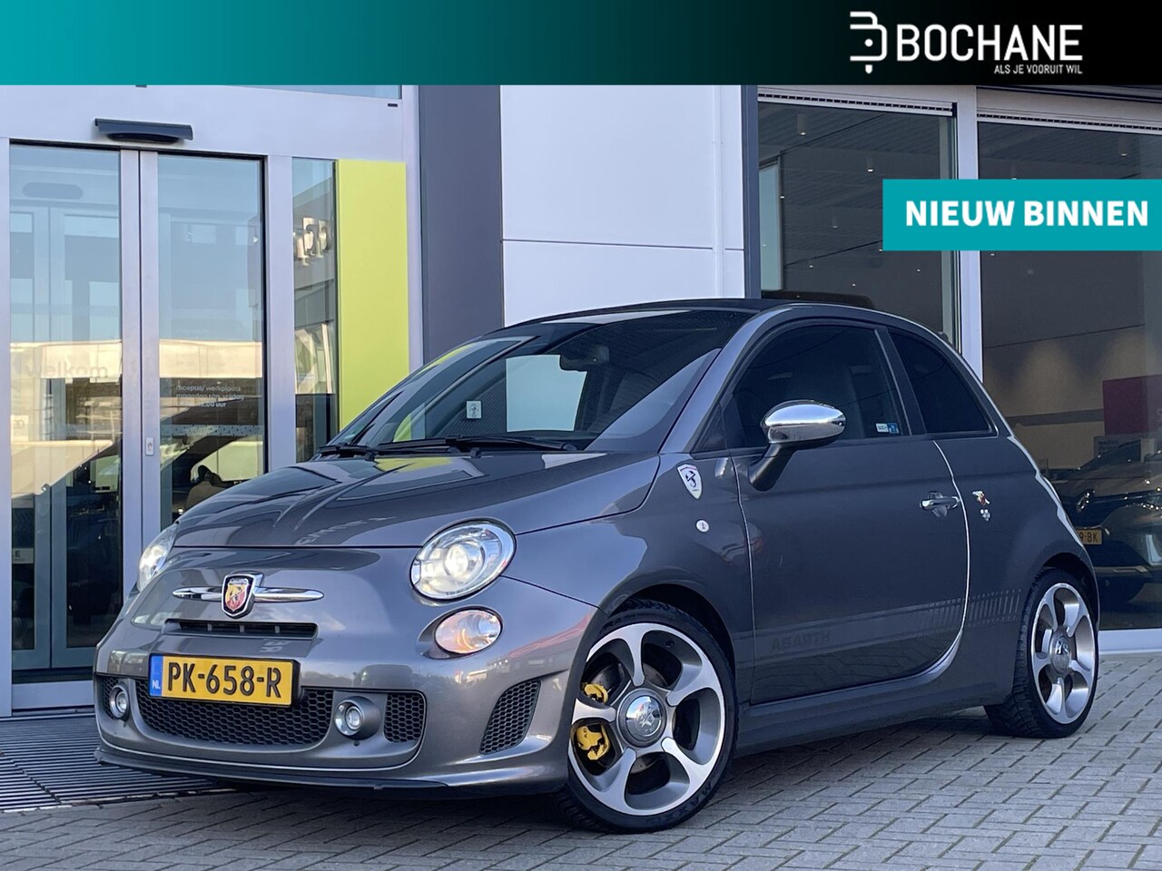 Fiat 500 C - 1.4 T-Jet Abarth Competizione | Cabrio | Automaat | 160PK | Sabelt Stoelen | - AutoWereld.nl