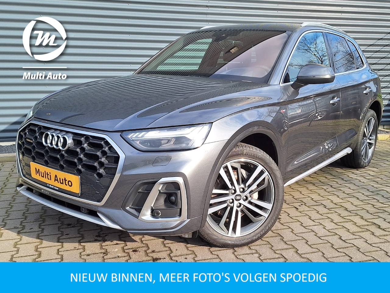 Audi Q5 - 50 TFSI e quattro S-Line Plug In Hybrid Daytona Grijs PHEV | Carplay | Trekhaak af Fabriek - AutoWereld.nl