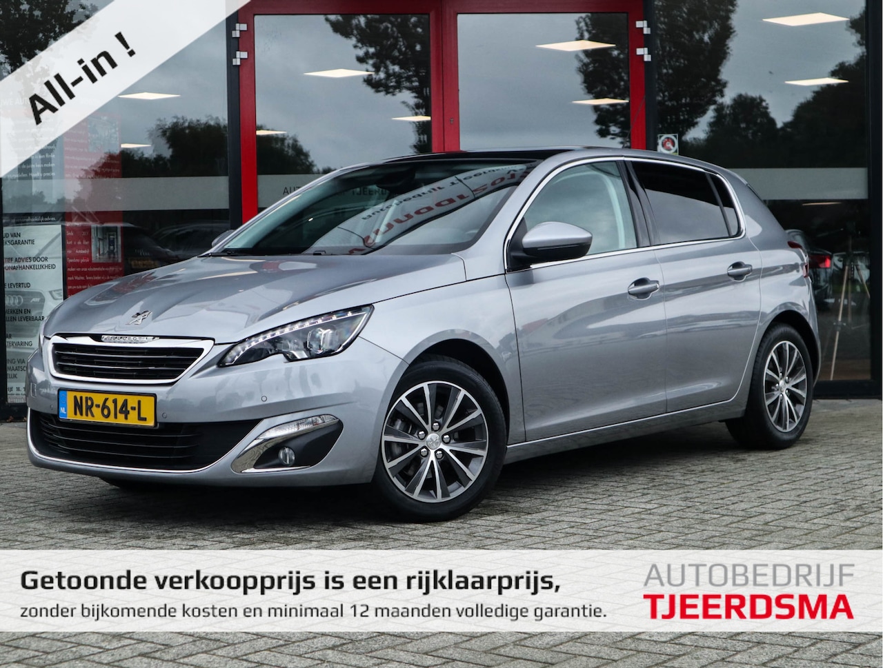 Peugeot 308 - 1.2 PureTech Allure Navi/Clima/Cruise/PDC/Camera/DAB - AutoWereld.nl