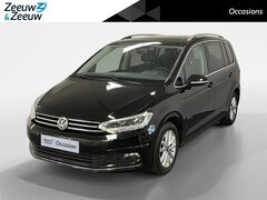 Volkswagen Touran - 1.8 TSI Highline 7p Automaat volledig zwart gewrapt airco camera schuifkanteldak adaptief