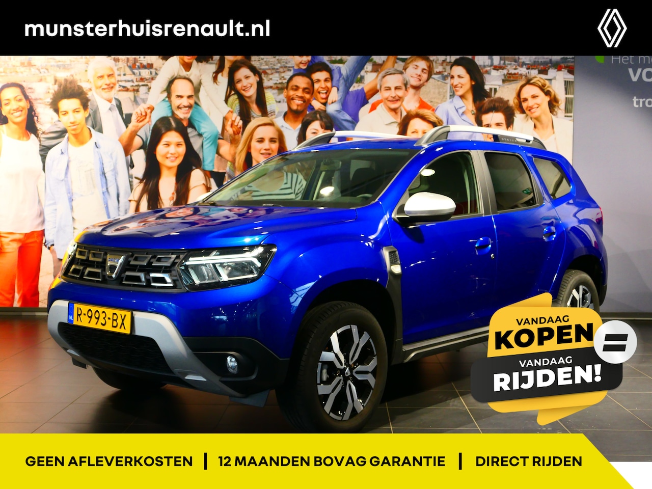 Dacia Duster - TCe 130 Prestige - Trekhaak, cruise, camera, clima - AutoWereld.nl