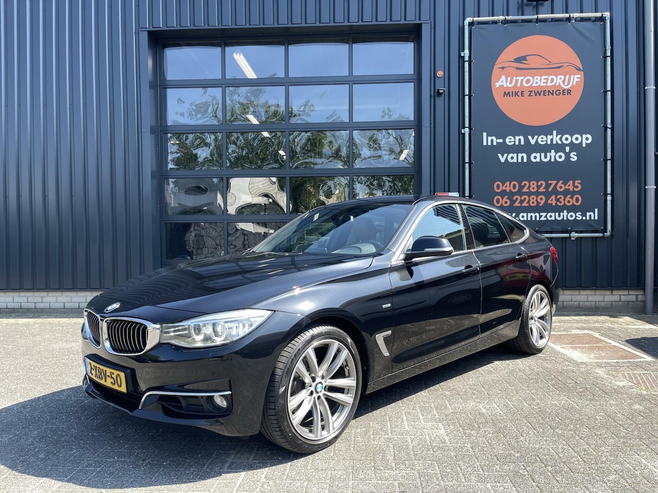 BMW 3-serie Gran Turismo - 320i High Executive AUTOMAAT|LEER|ELEKTRISCHE STOELEN|TREKHAAK|XENON|NAVIGATIE GROOT BEELD - AutoWereld.nl