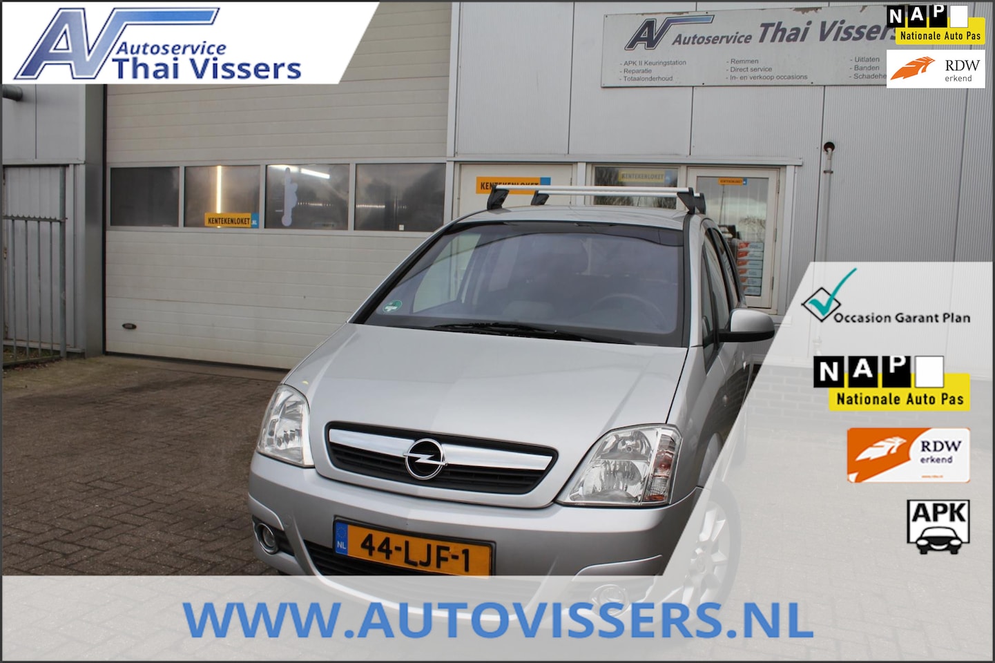 Opel Meriva - 1.6-16V Cosmo Automaat Clima Cruise Leder Apk - AutoWereld.nl