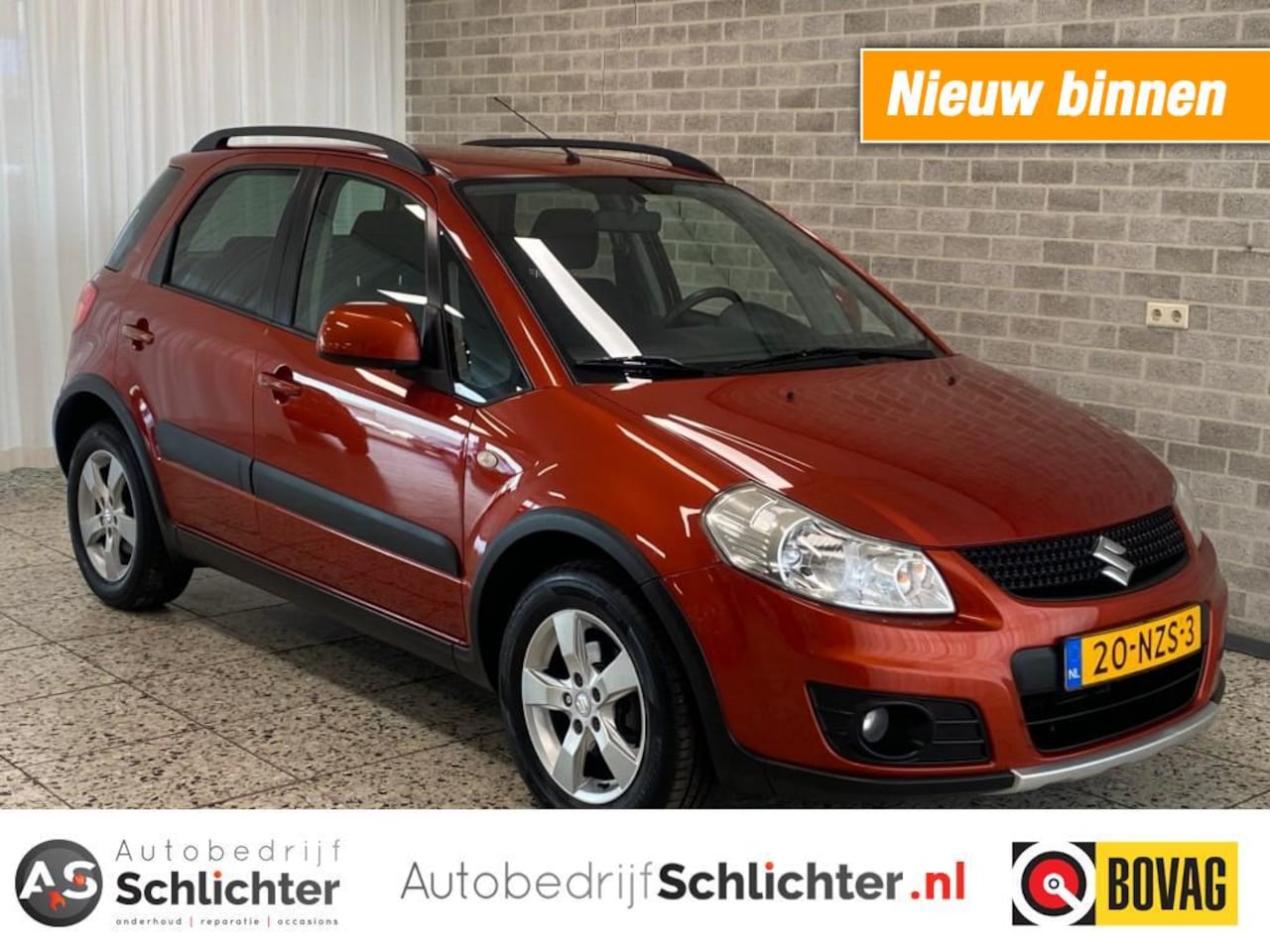 Suzuki SX4 - 1.6 Exclusive ECC/LM-Velgen/Roofrails/Keyless/Stoelverw. - AutoWereld.nl