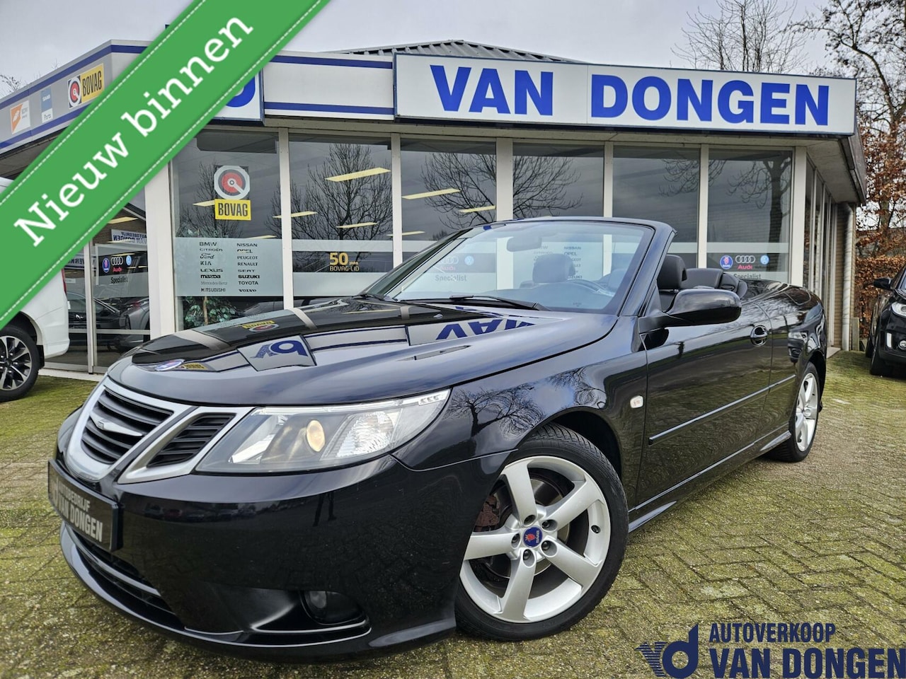 Saab 9-3 Cabrio - 1.8t Vector Automaat | Trekhaak | Hirsch 195 PK - AutoWereld.nl