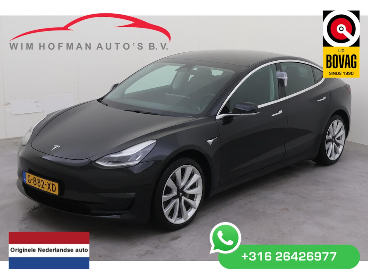 Tesla Model 3 - Long Range RWD Long Range AWD 75 kWh Trekhaak Autopilot FSD Comp Camera Leder Panodak - AutoWereld.nl