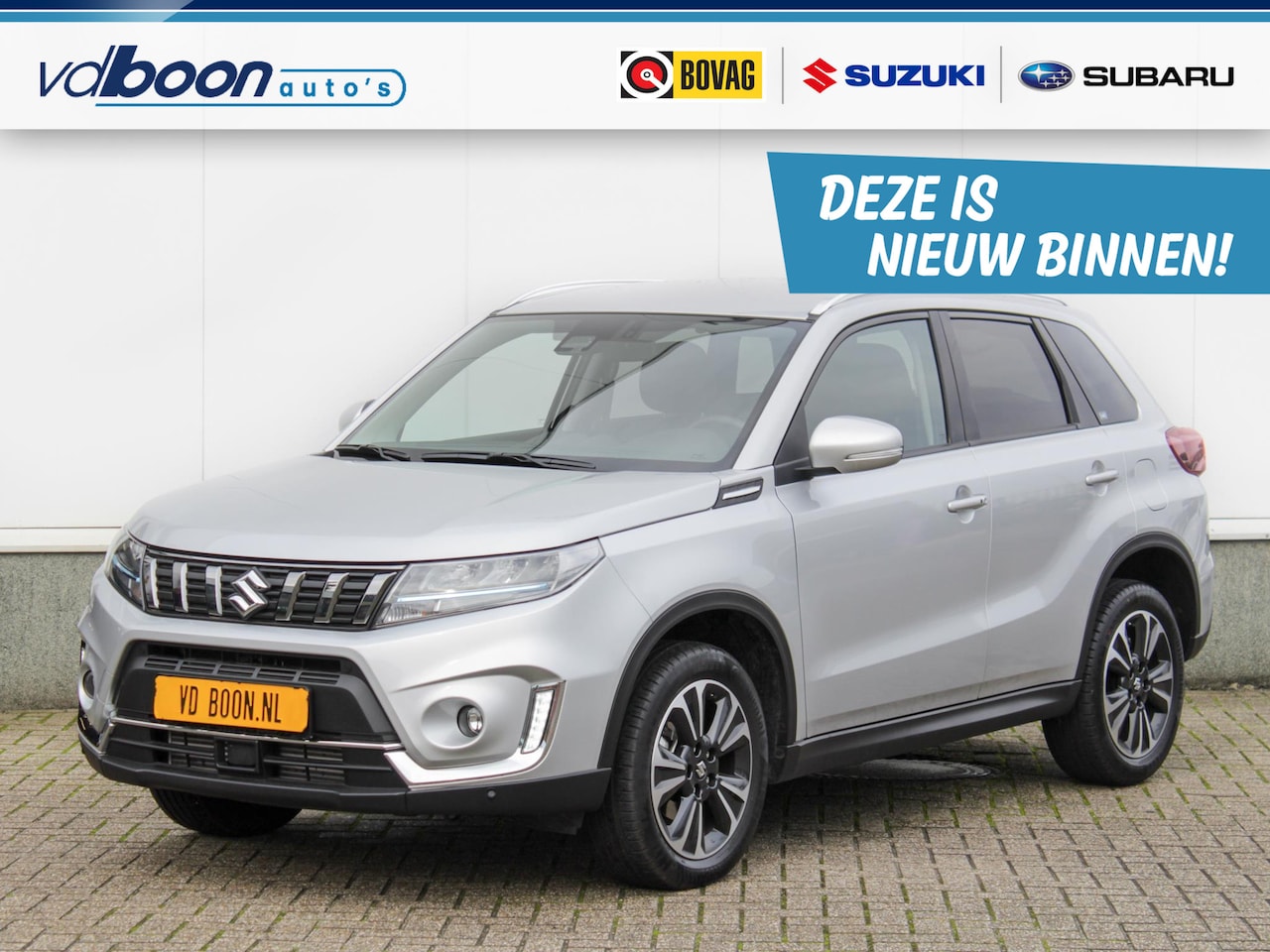 Suzuki Vitara - 1.4 Boosterjet Style Smart Hybrid | Navi | Leder | Adap. Cruise | Park sens | Lm-Velgen - AutoWereld.nl