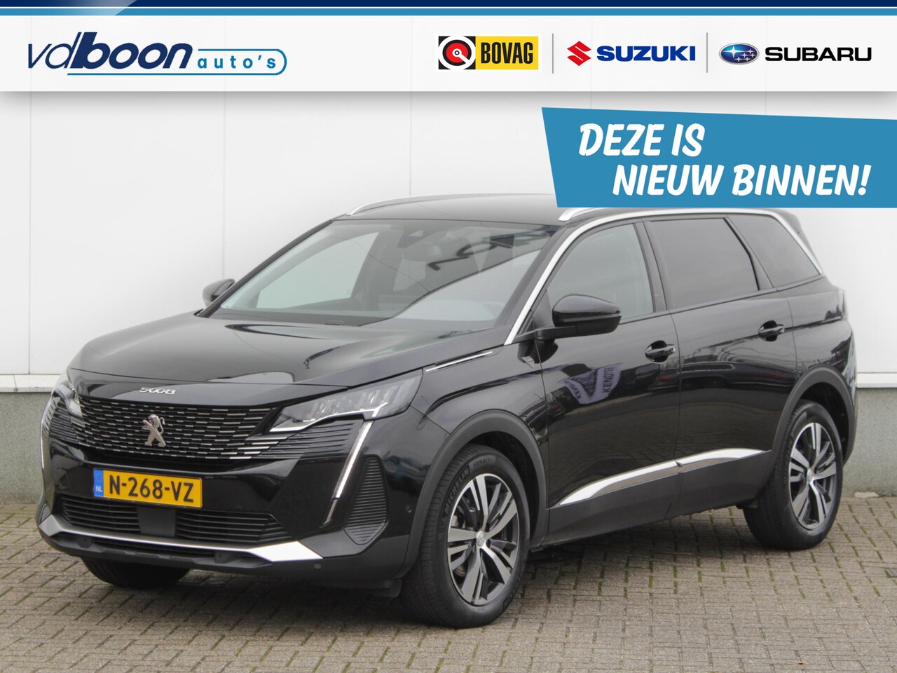 Peugeot 5008 - 1.2 PureTech Road Trip 7P Automaat | Navi | Cruise | Clima | Camera | Park sens | Lm-Velge - AutoWereld.nl