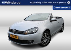 Volkswagen Golf Cabriolet - 1.4 TSI DSG Automaat Xenon / Parkeersensoren / El. Kap / Navigatie / Leder / Windscherm /