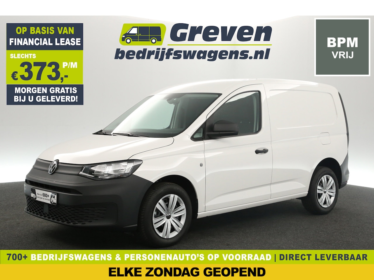 Volkswagen Caddy - 2.0 TDI L1H1 | BPM VRIJ | Airco Cruise Carplay Parkeersensoren Schuifdeur - AutoWereld.nl