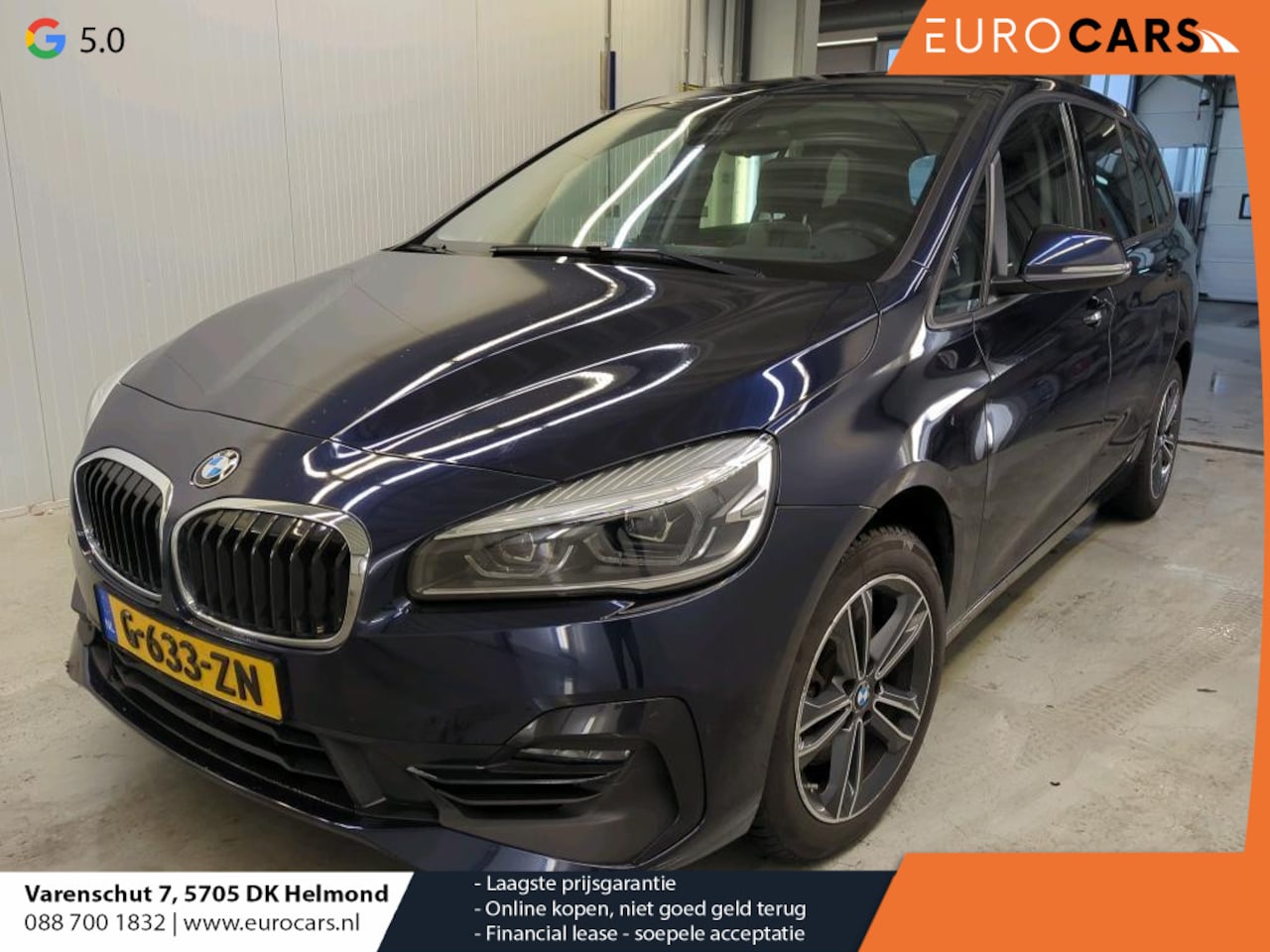 BMW 2-serie Gran Tourer - 218i 7 Persoons Sport Edition Navi Plus Trekhaak Adaptive Cruise Control PDC VA Head Up Di - AutoWereld.nl