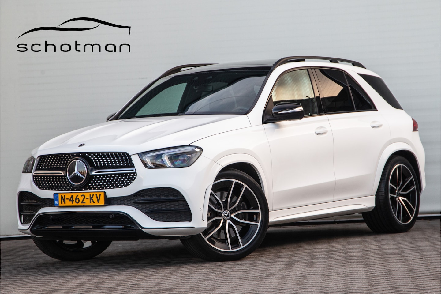 Mercedes-Benz GLE-Klasse - 450 AMG 4MATIC Premium, Luchtvering, Pano, Nightpack, Burmester 2019 - AutoWereld.nl