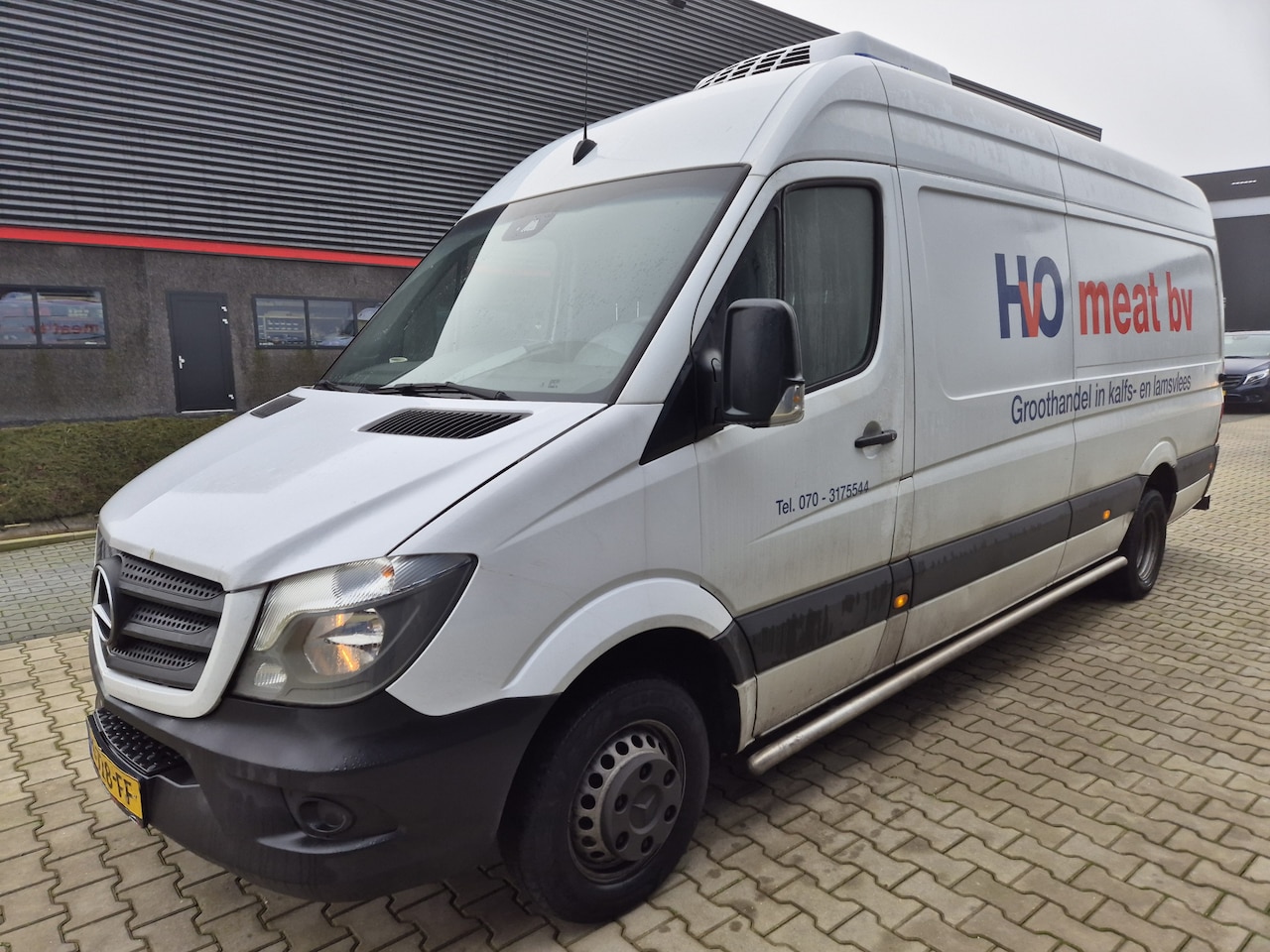 Mercedes-Benz Sprinter - 516 CDI maxi hangwerk koelwagen fleisch rohrbahnen convecta harderwijk automaat airco 432L - AutoWereld.nl