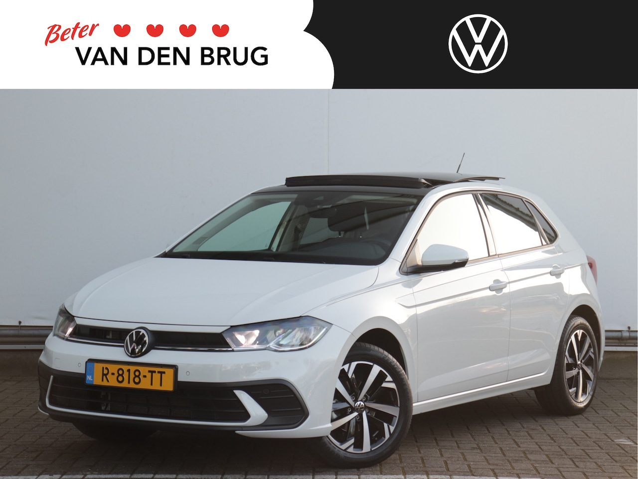 Volkswagen Polo - 1.0 TSI 95pk Life Automaat | Panorama dak | Stoelverwarming | Virtual cockpit | Climate co - AutoWereld.nl