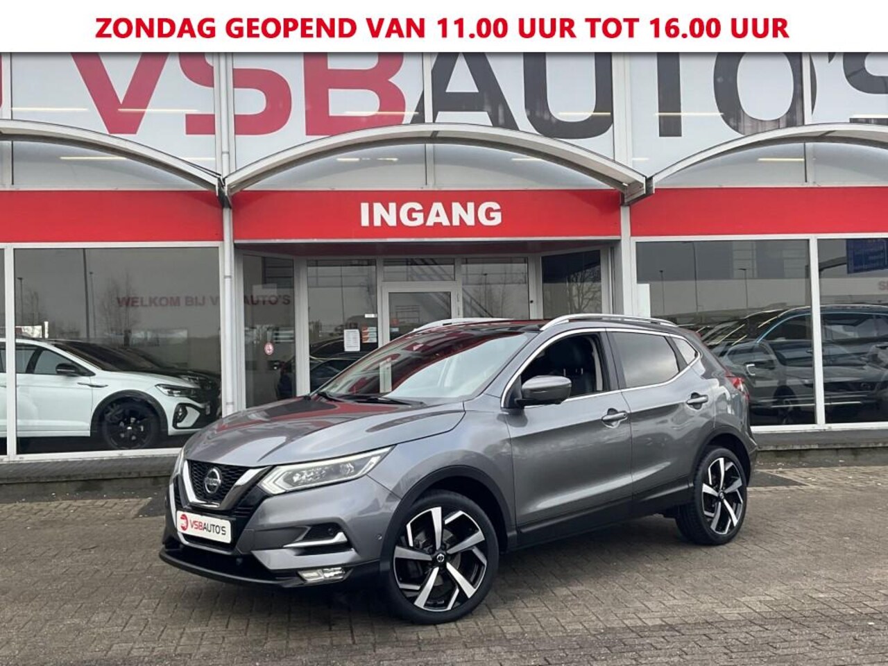 Nissan Qashqai - 1.3 DIG-T 160PK AUT. TEKNA LED NAVI PANO-DAK 360-CAMERA CARPLAY - AutoWereld.nl