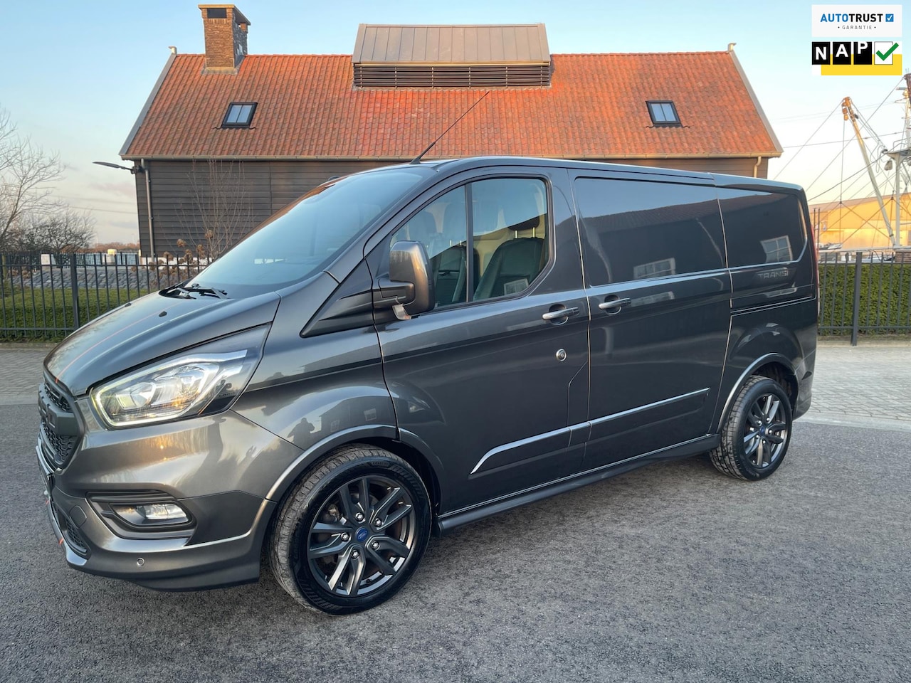 Ford Transit Custom - 290 2.0 TDCI L1H1 ST SPORT AUTOMAAT LEER 2X SCHUIFDEUR MARGE ! - AutoWereld.nl